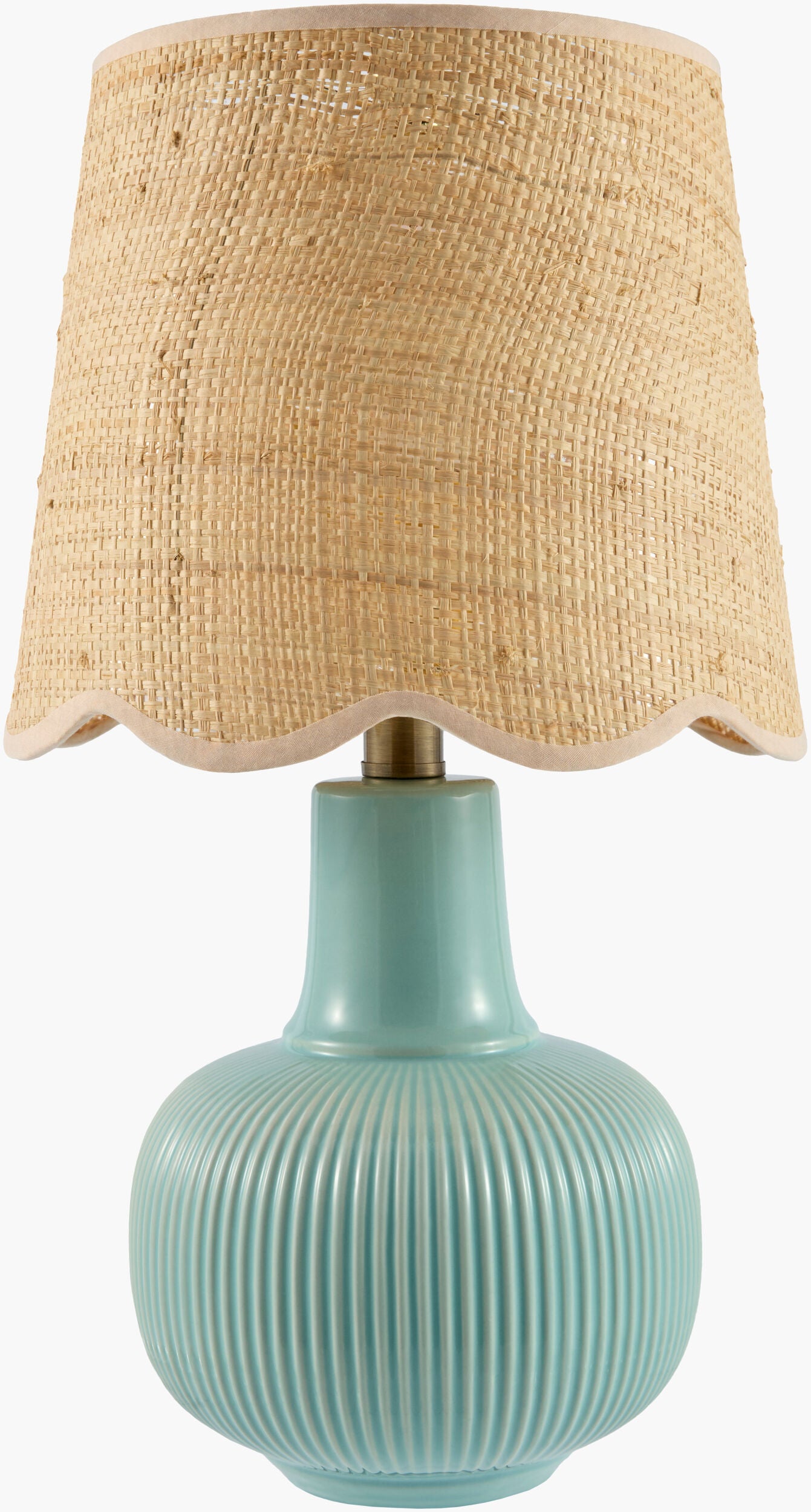 Ormelle Accent Table Lamp — Aqua