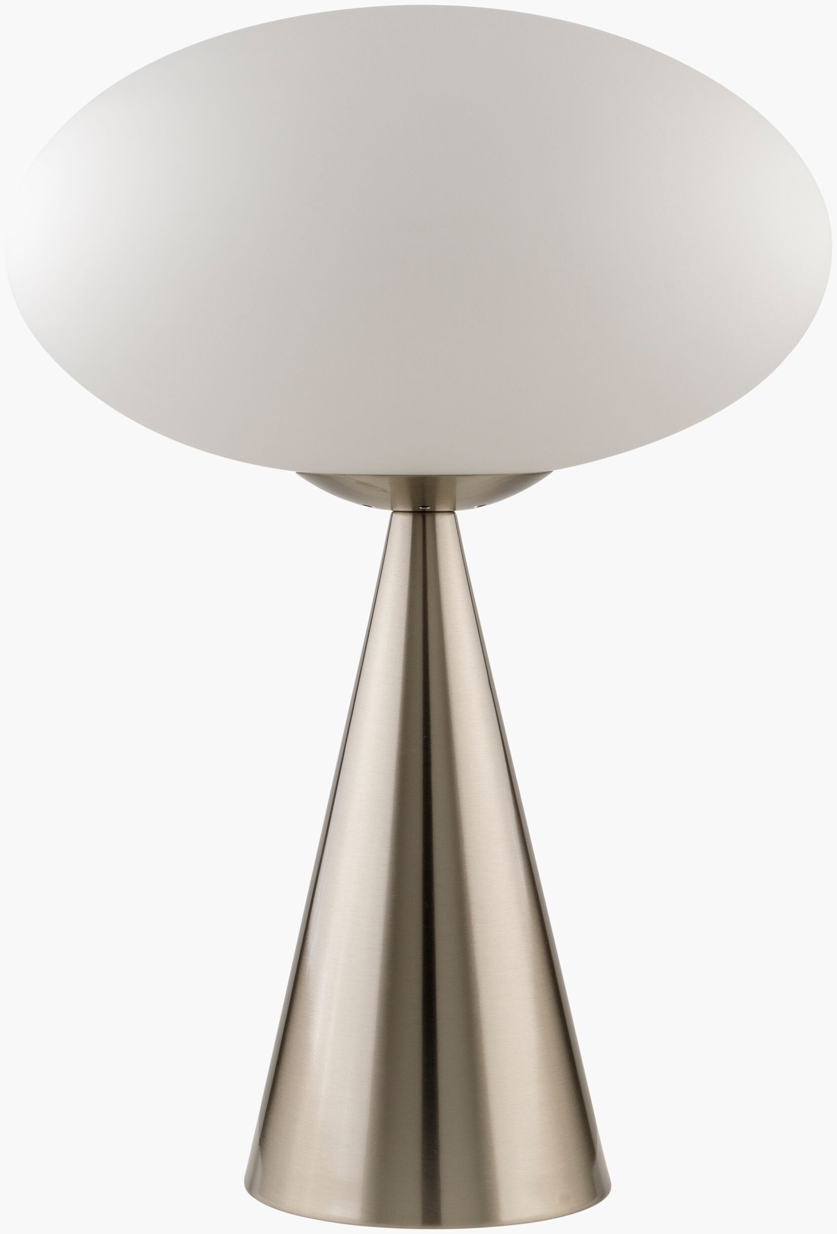 Orbique Accent Table Lamp — Metallic - Nickel