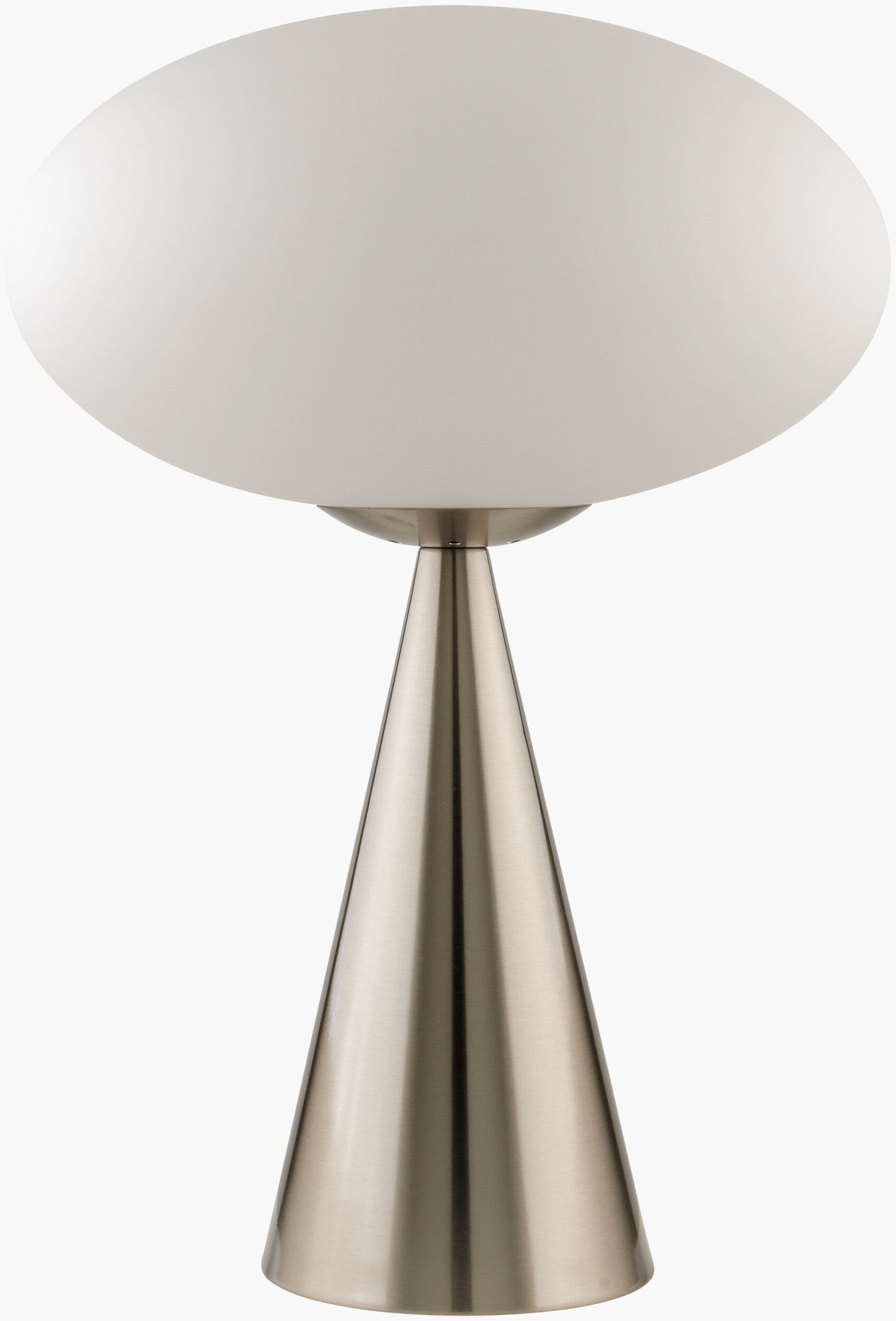 Orbique Accent Table Lamp — Metallic - Nickel