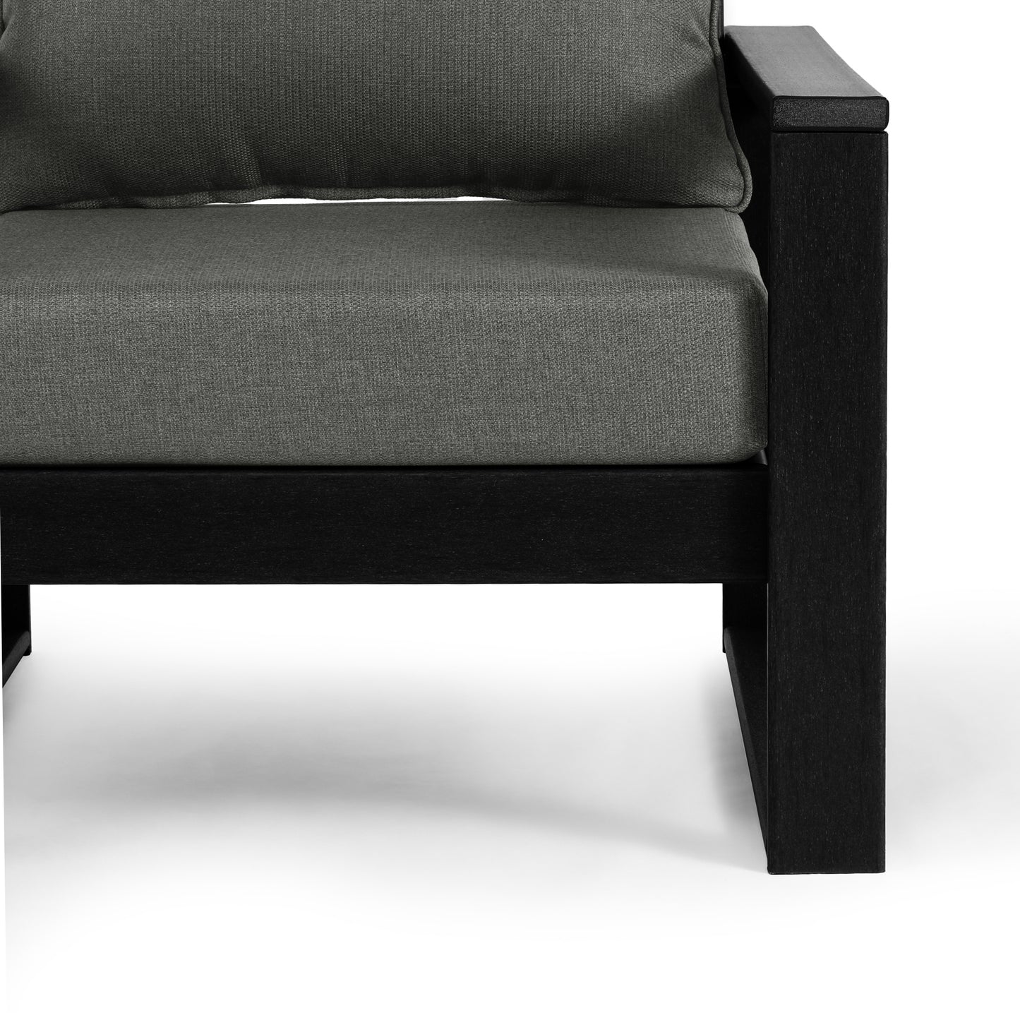 Signature All-Weather Outdoor Modular Patio Deep Seating Right Arm Chair (Right Arm Sectional Seat) Seahawk Designs Patio Chairs