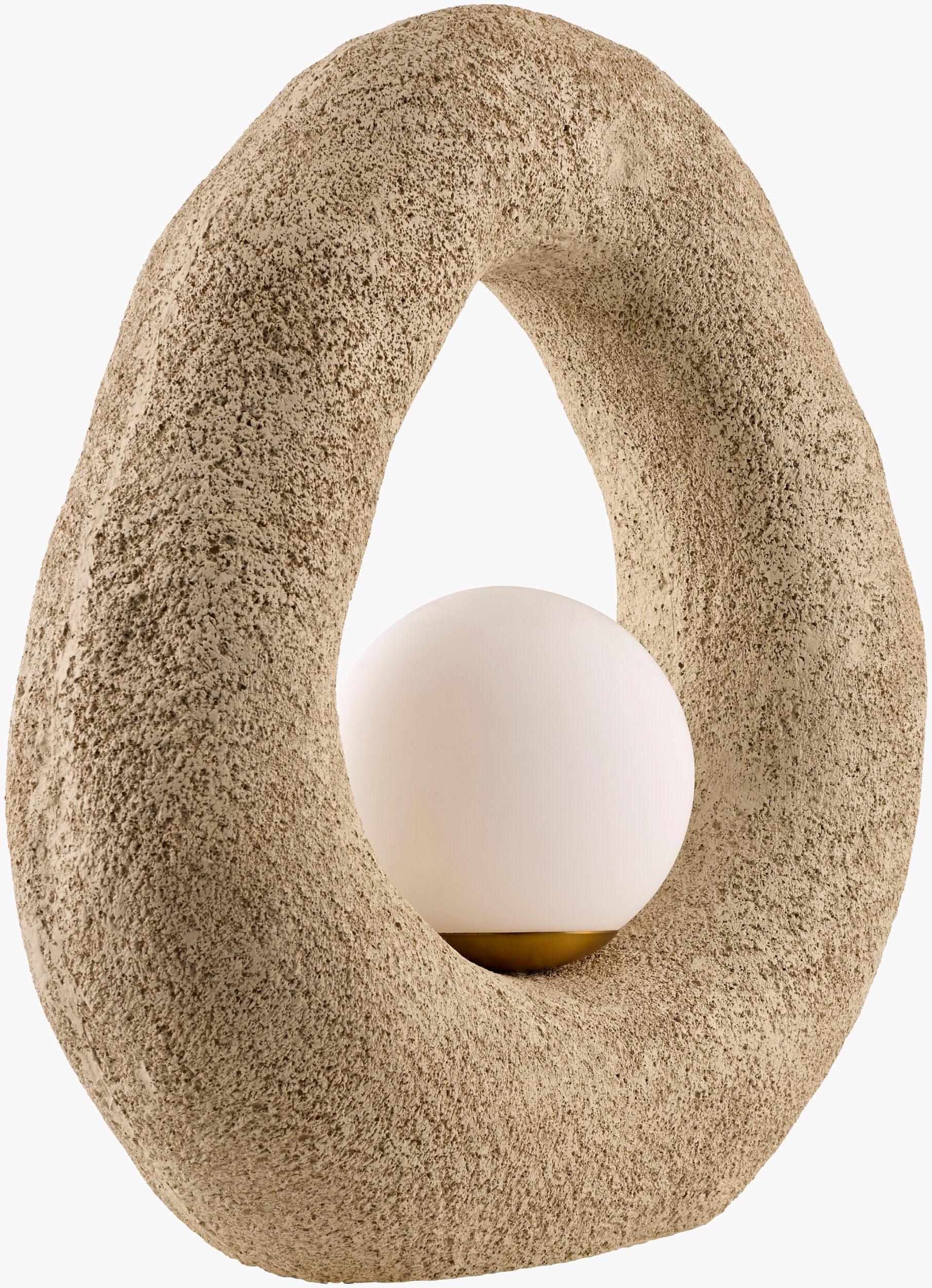 Oshira Accent Table Lamp — Cream