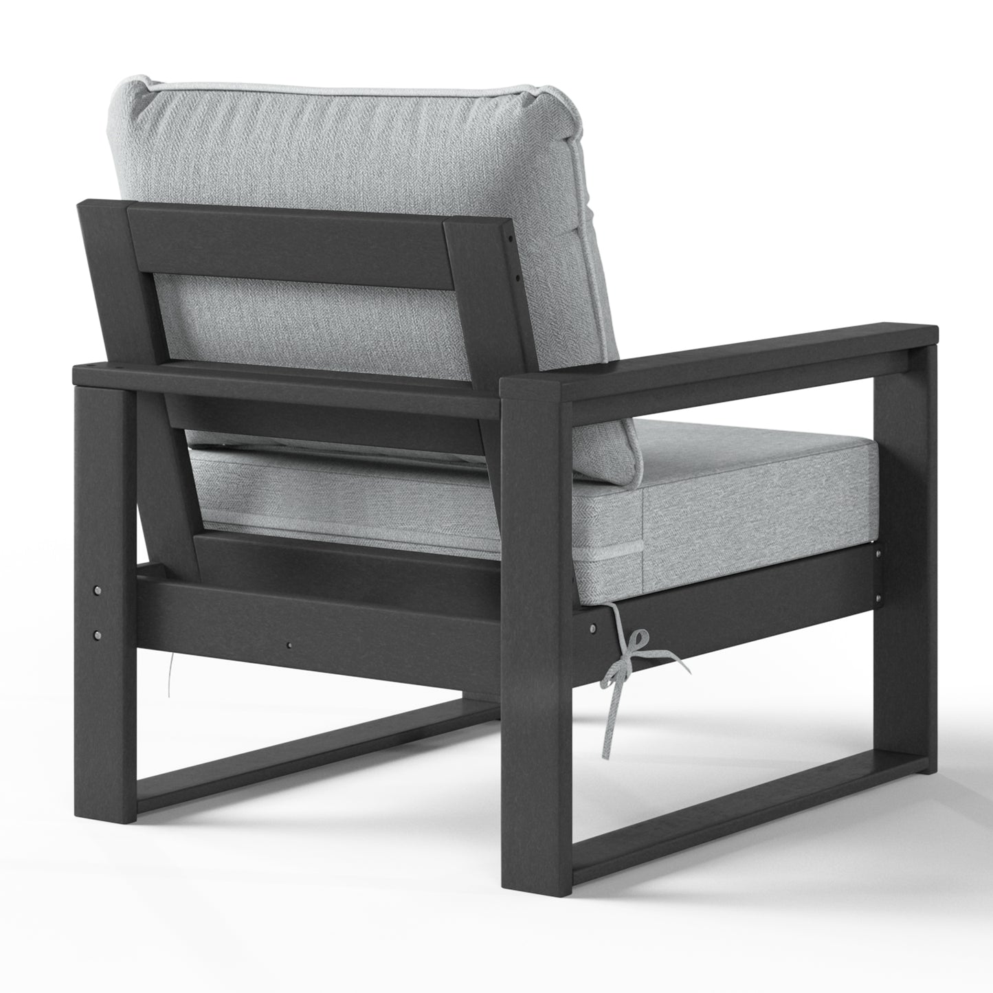 Signature All-Weather Outdoor Modular Patio Deep Seating Left Arm Chair (Left Arm Sectional Seat) Seahawk Designs Patio Chairs