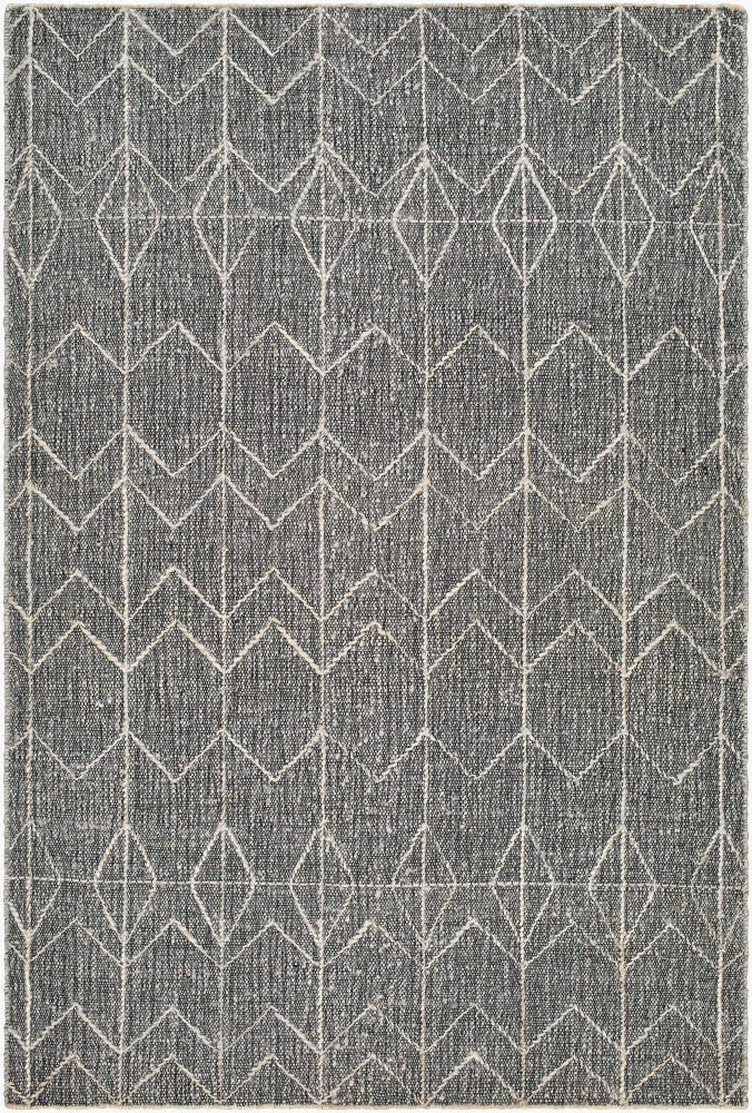 Otto Handmade Rug — Black/Gray