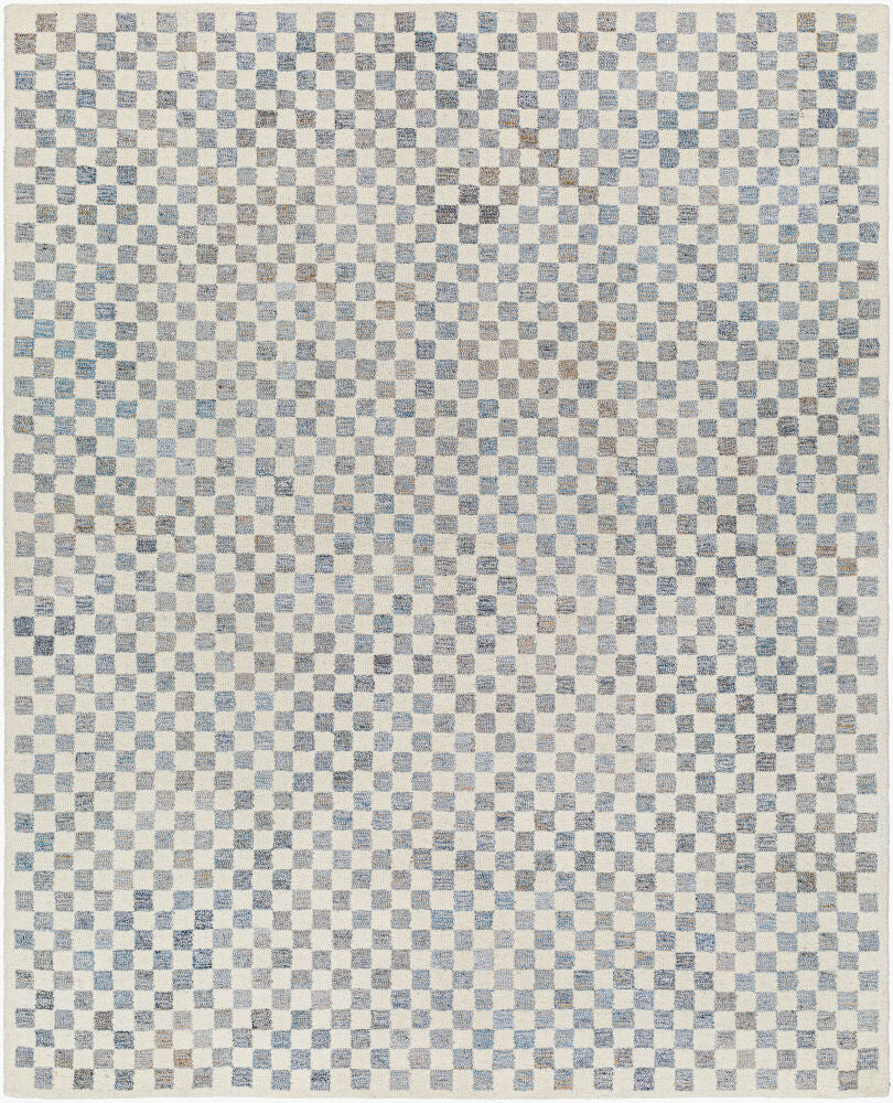 Ottawa Handmade Rug — Beige/Dark Blue