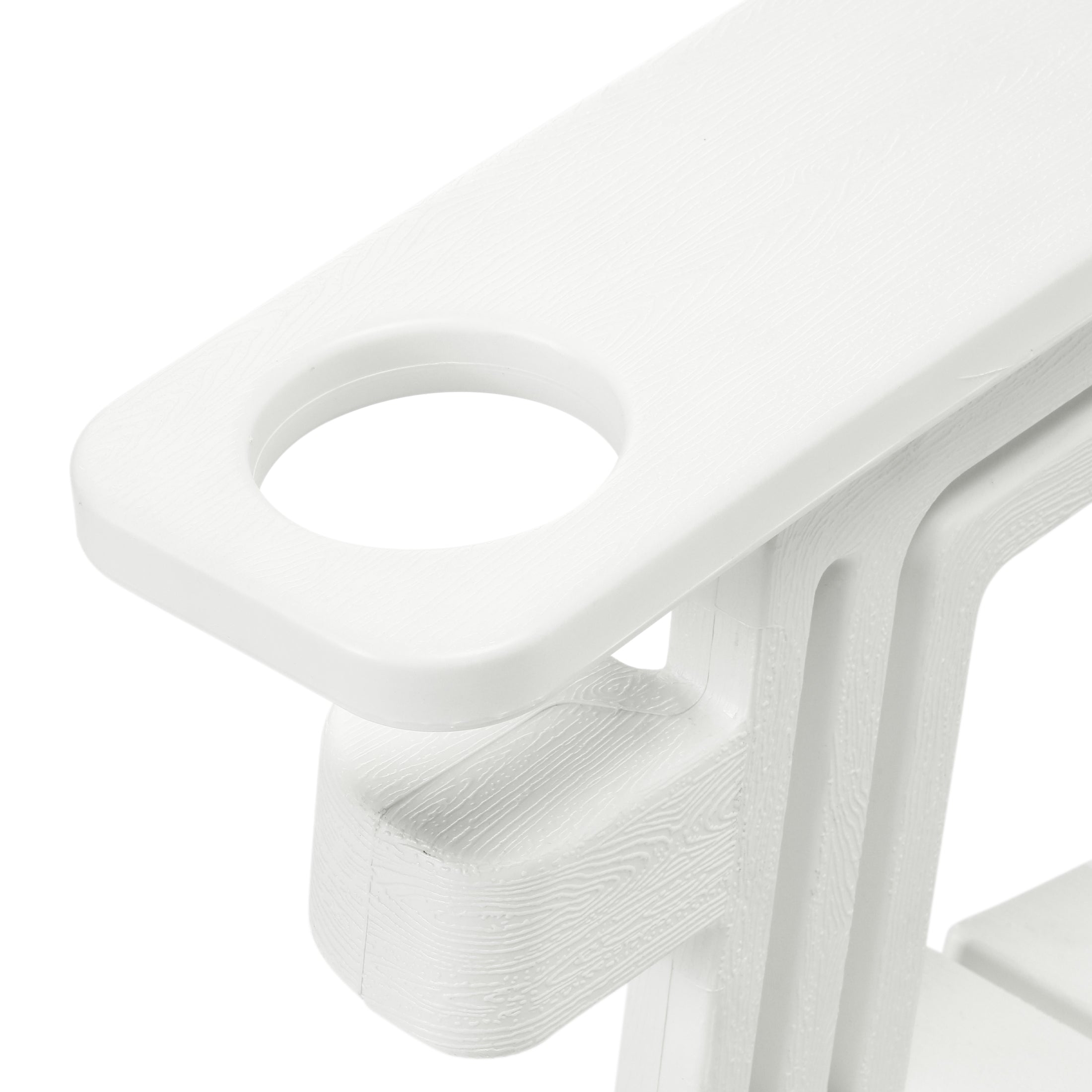 Set of Snap'n Lock Adirondack Chairs with Connecting Wedge Table (No Tools or Hardware) Seahawk Designs Adirondack Chairs