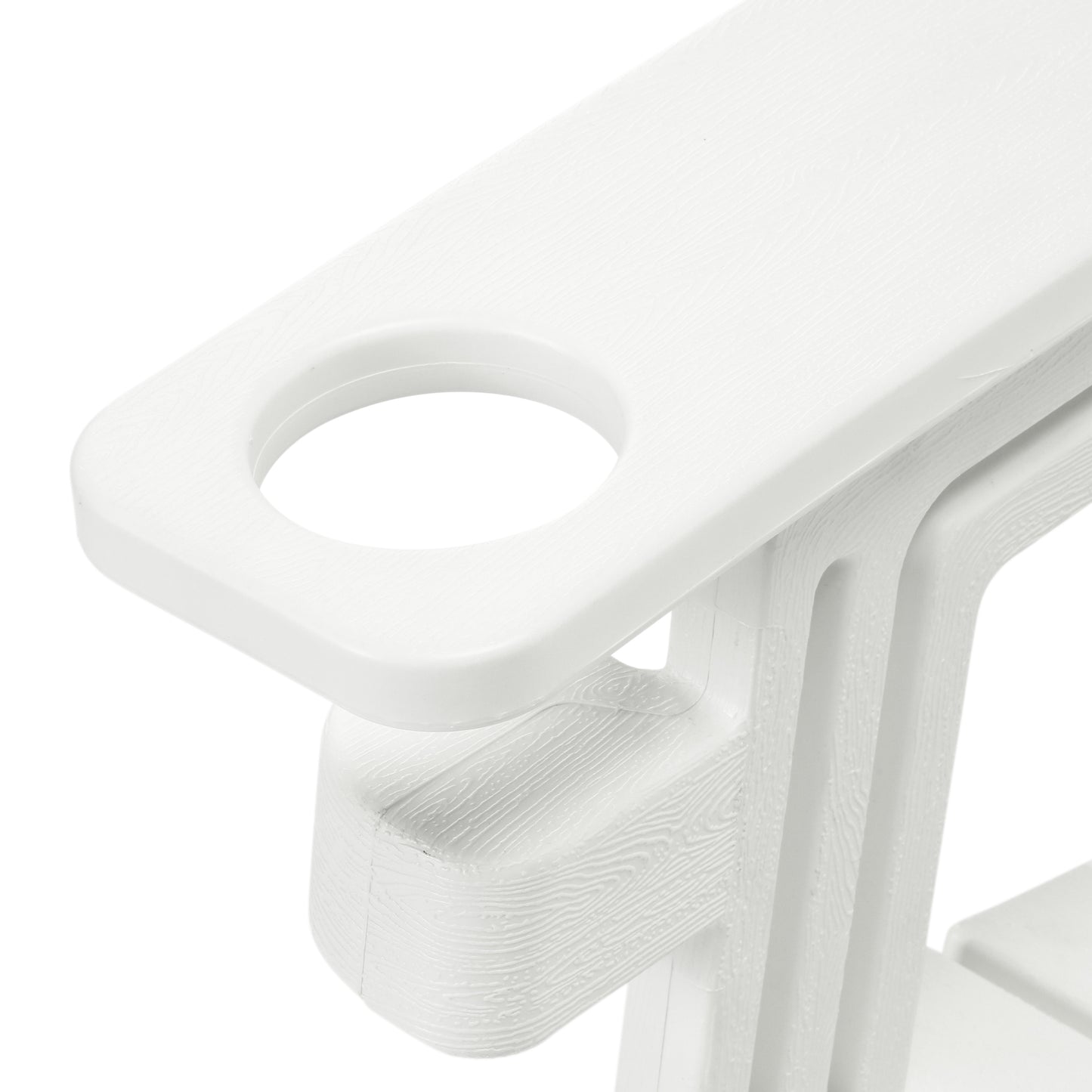 Set of Snap'n Lock Adirondack Chairs with Connecting Wedge Table (No Tools or Hardware) Seahawk Designs Adirondack Chairs