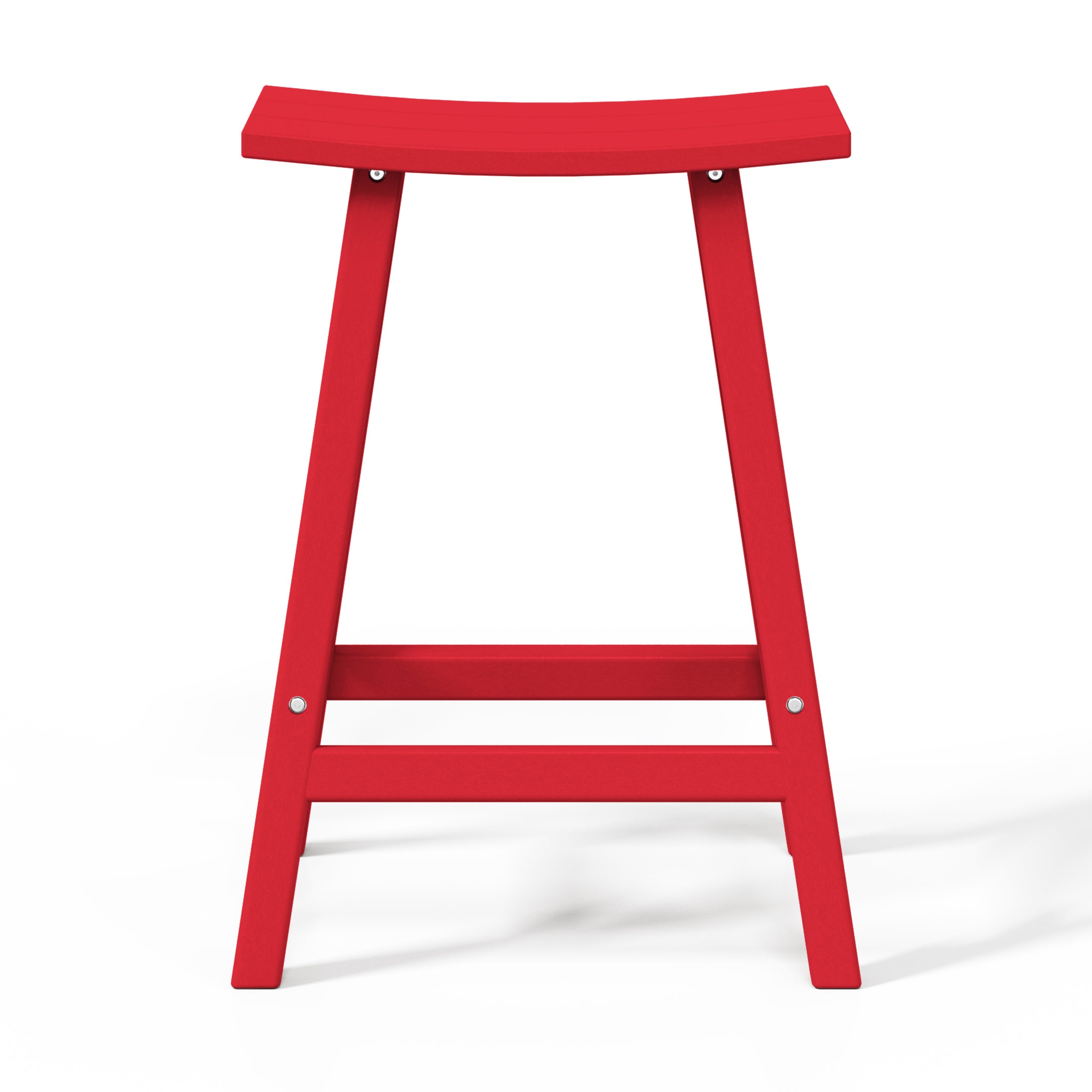Stockholm All-Weather Outdoor Saddle Counter Stool (24" Height) Seahawk Designs Patio Bar & Counter Stools