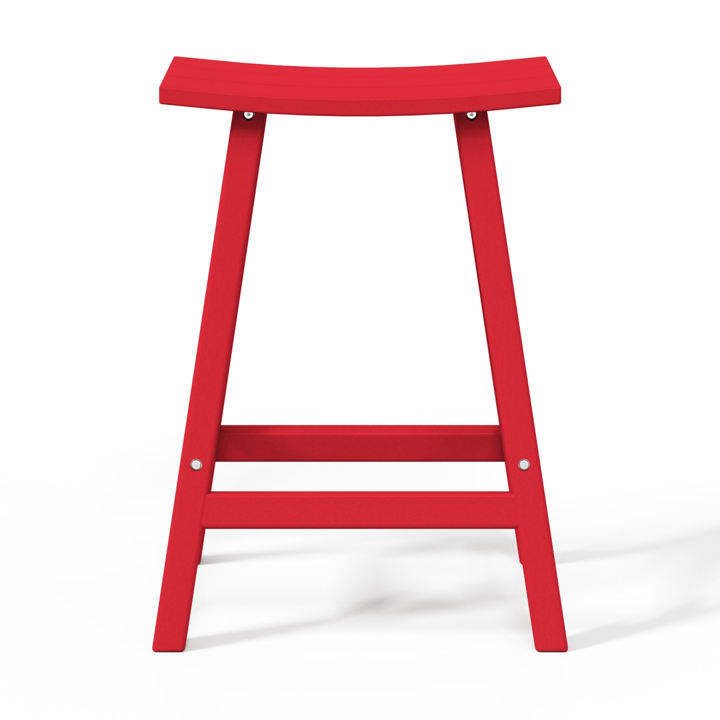 Stockholm All-Weather Outdoor Saddle Counter Stool (24" Height) Seahawk Designs Patio Bar & Counter Stools