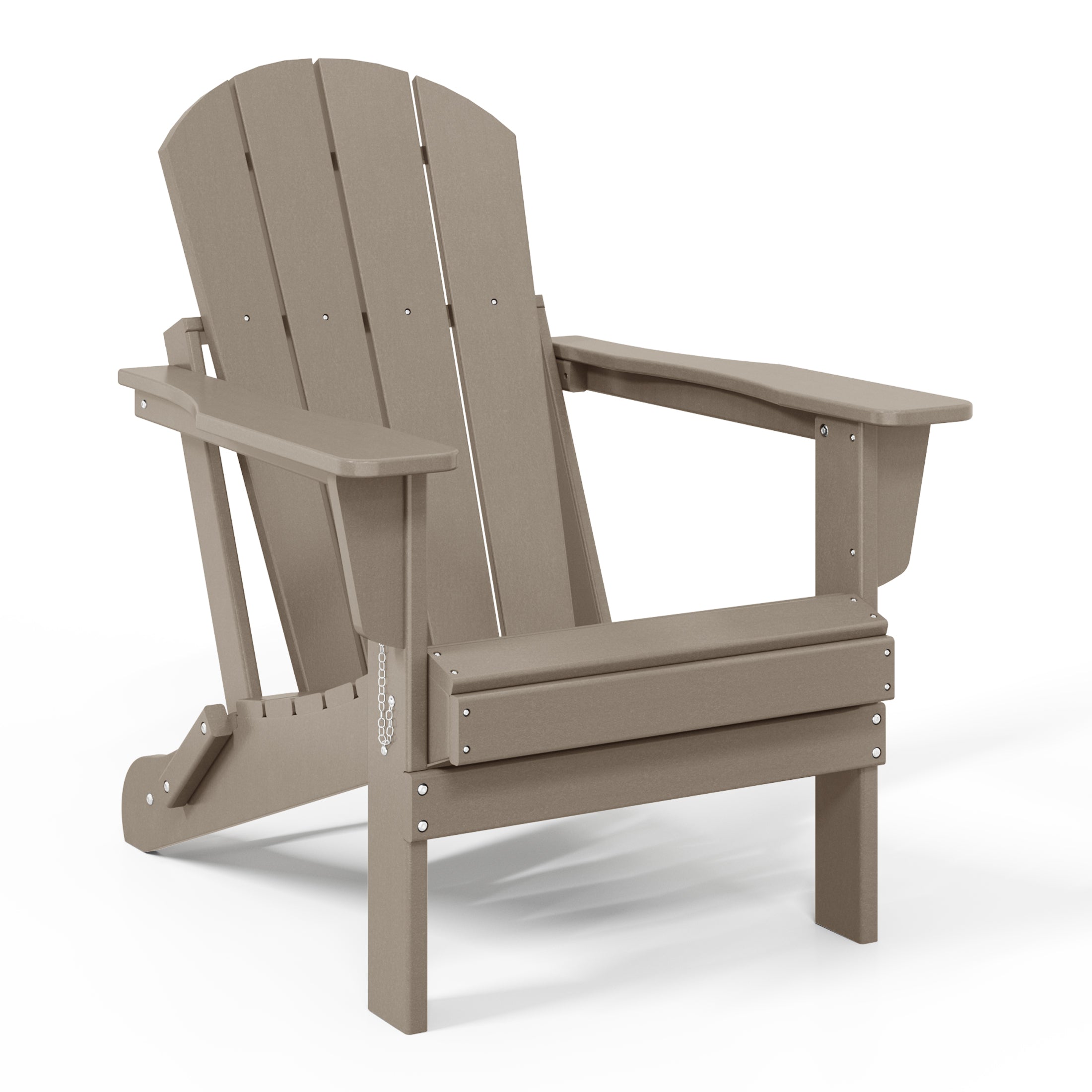 Chatham All-Weather Outdoor Folding Adirondack Chair Weathered Wood Seahawk Designs Adirondack Chairs