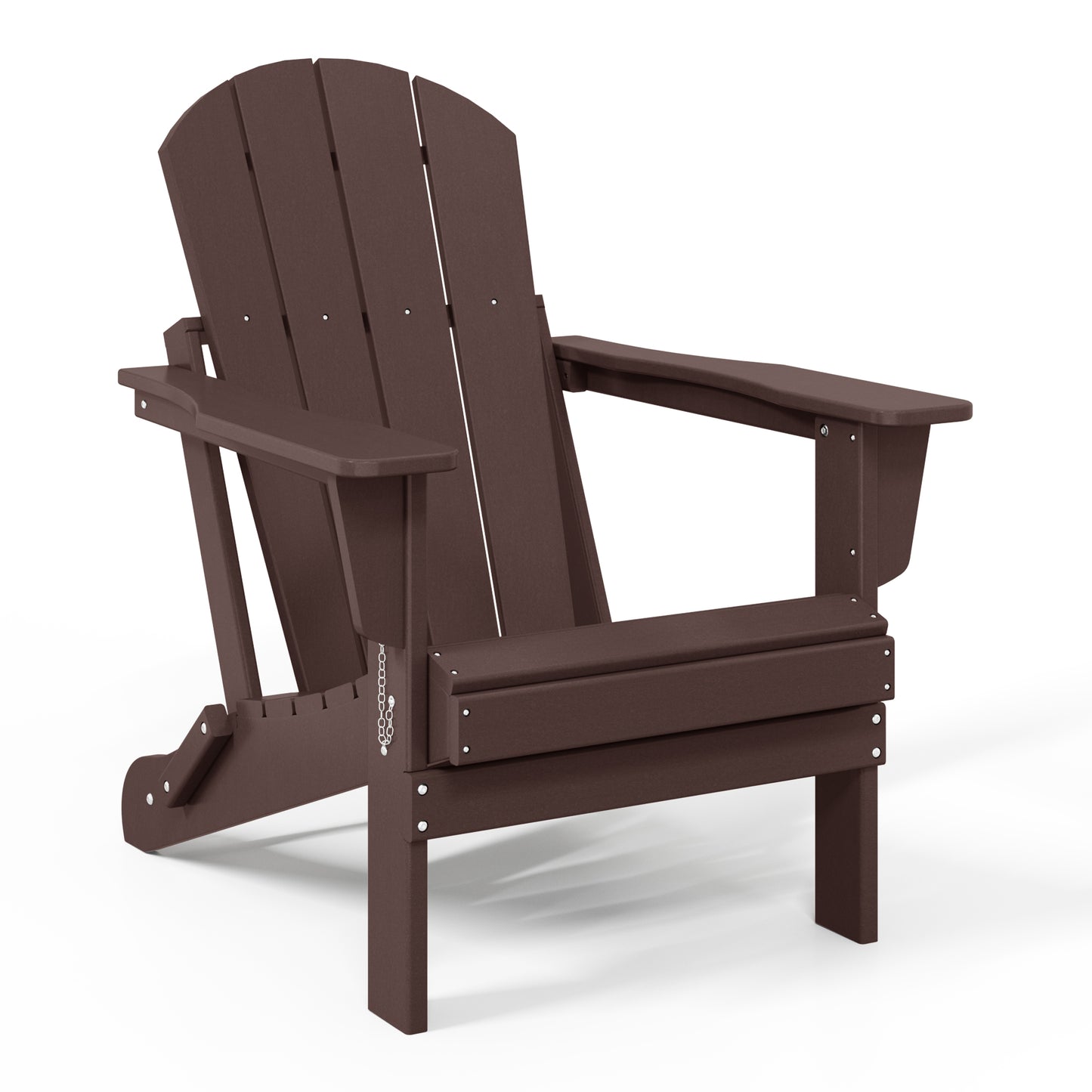 Chatham All-Weather Outdoor Folding Adirondack Chair Dark Brown Seahawk Designs Adirondack Chairs