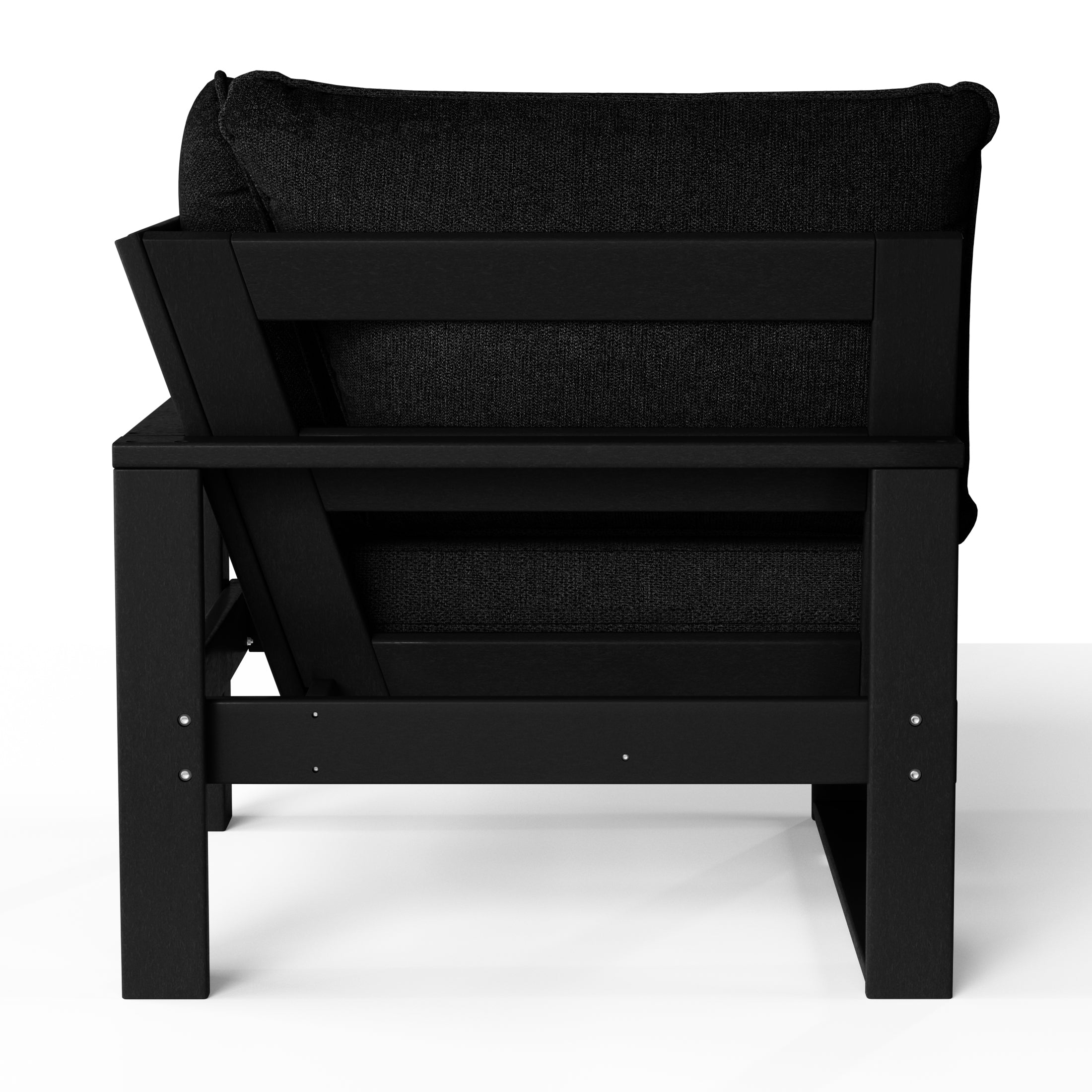 Signature All-Weather Outdoor Modular Patio Deep Seating Corner Chair (Corner Sectional Seat) Seahawk Designs Patio Chairs