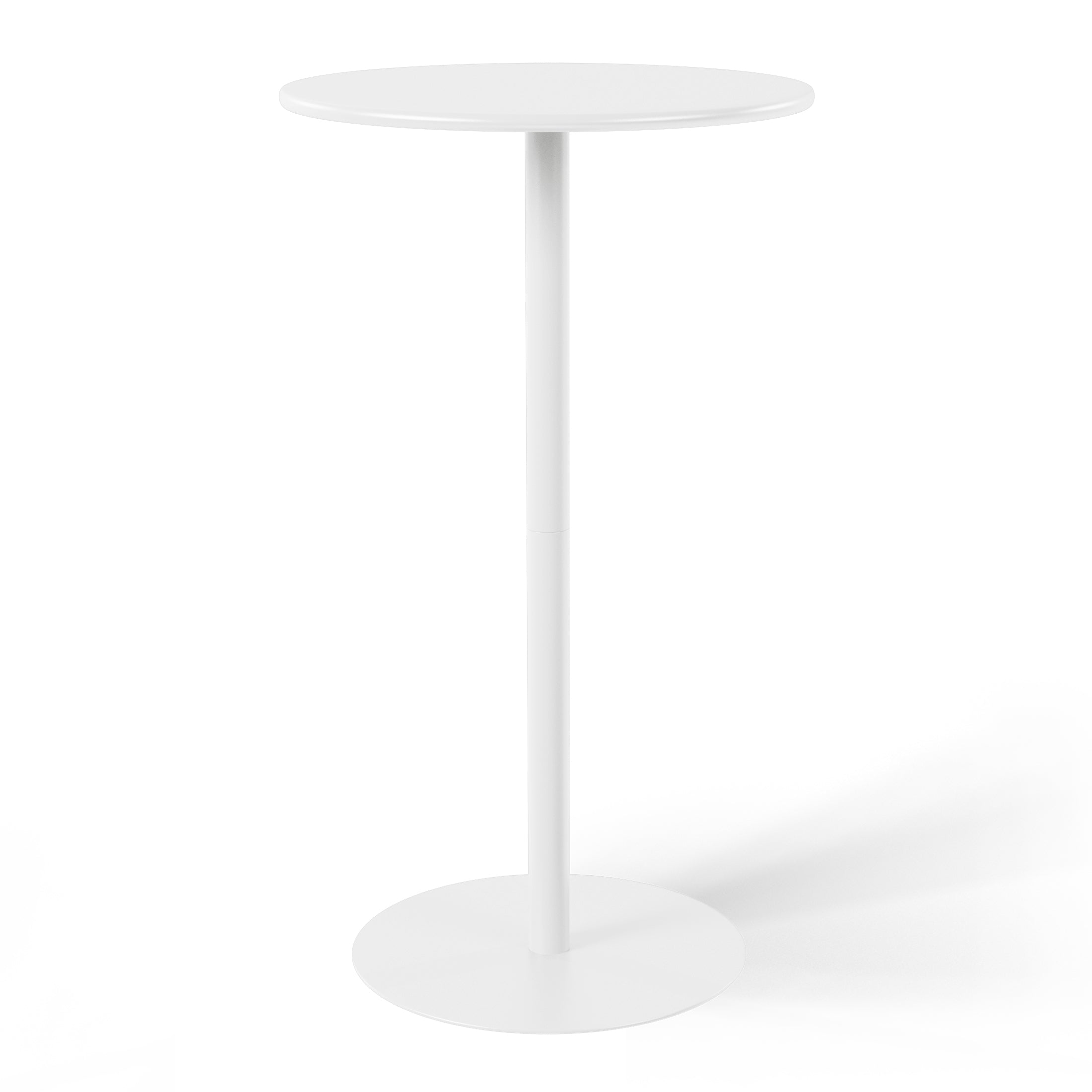 Polyform Round Bar Table White Seahawk Designs Patio Bar Tables