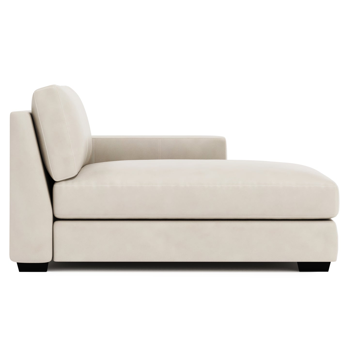 Dawkins Leather Right Arm Chaise