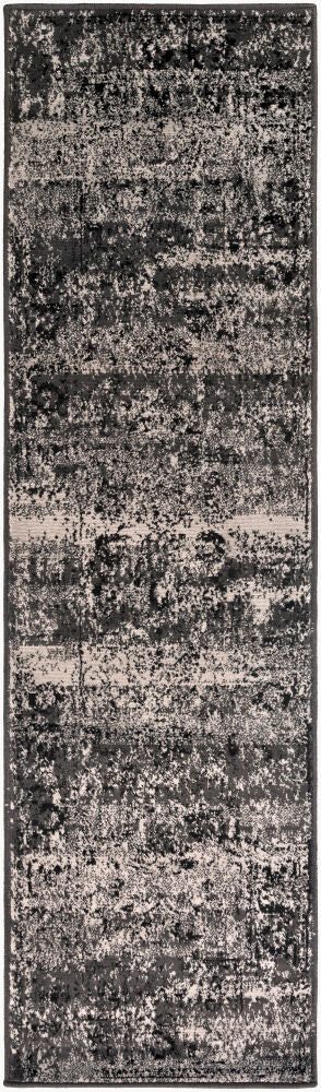Paramount Machine Woven Rug — Black/Charcoal