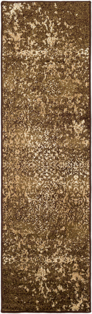 Paramount Machine Woven Rug — Dark Brown/Light Beige