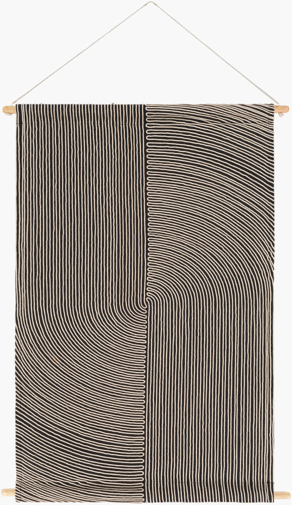 Pax Wall Hanging — Beige/Black