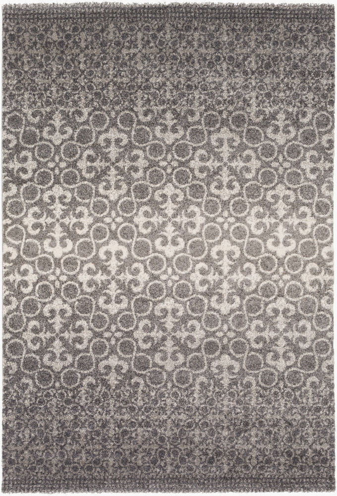 Pembridge Machine Woven Rug — Charcoal/Ivory