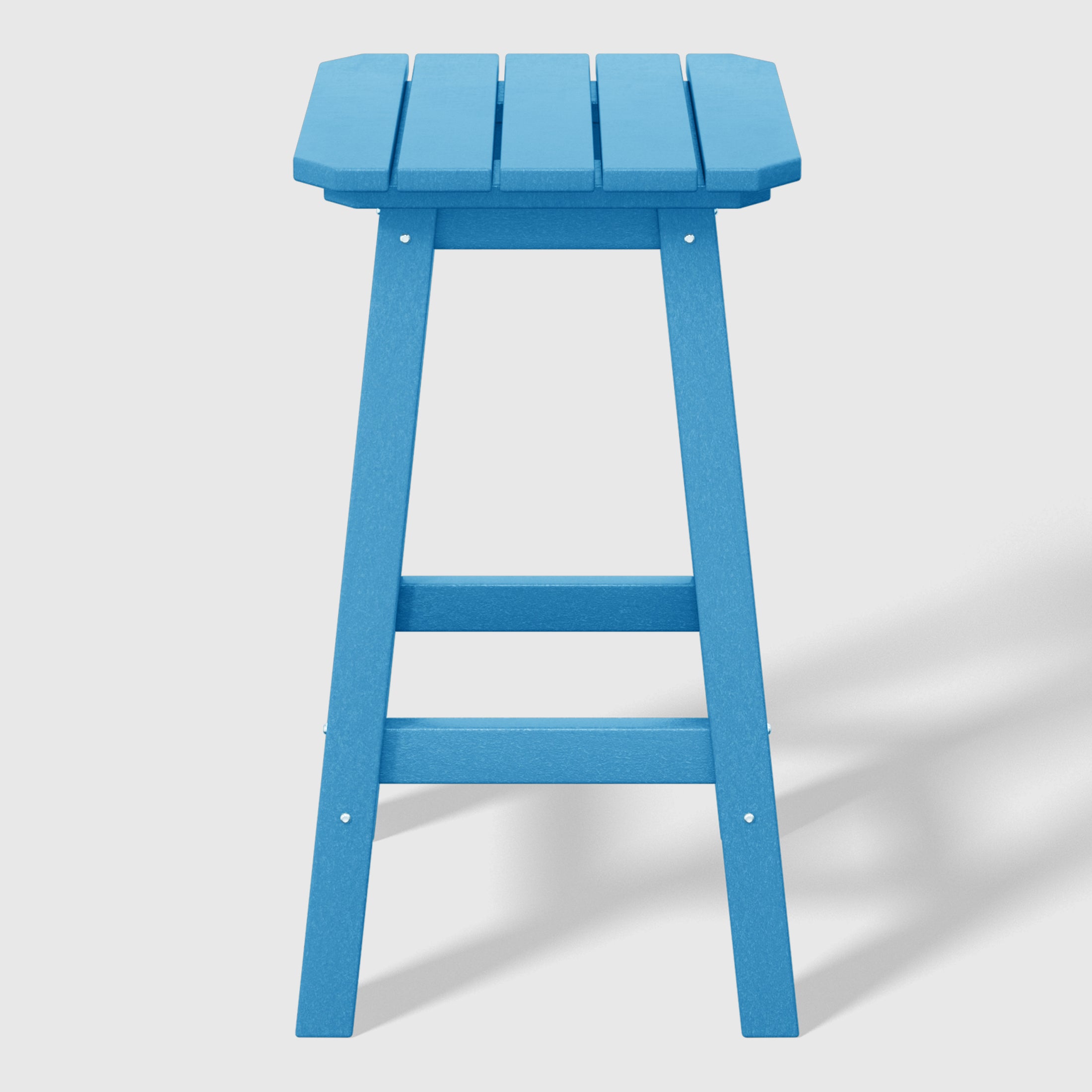 Stockholm All-Weather Outdoor Square Counter Stool (24" Seat Height) Seahawk Designs Patio Bar & Counter Stools