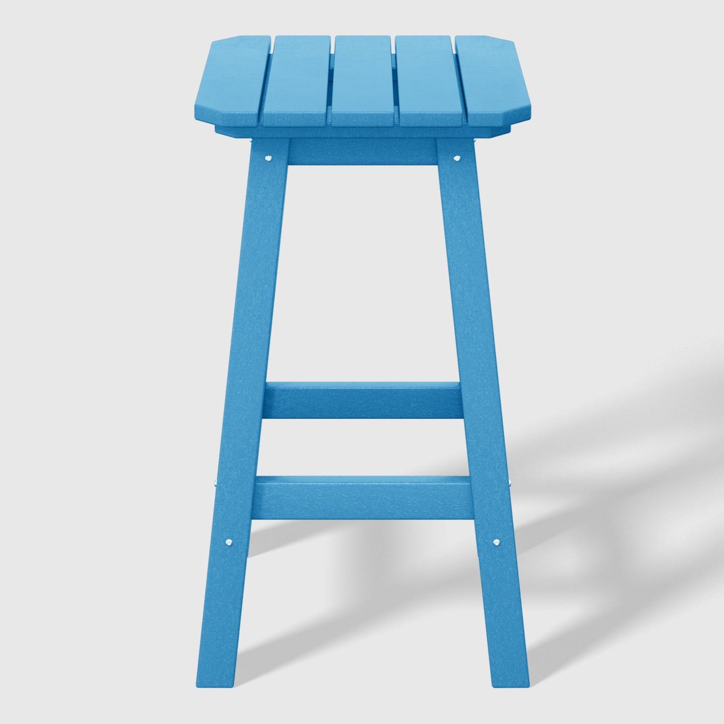 Stockholm All-Weather Outdoor Square Counter Stool (24" Seat Height) Seahawk Designs Patio Bar & Counter Stools