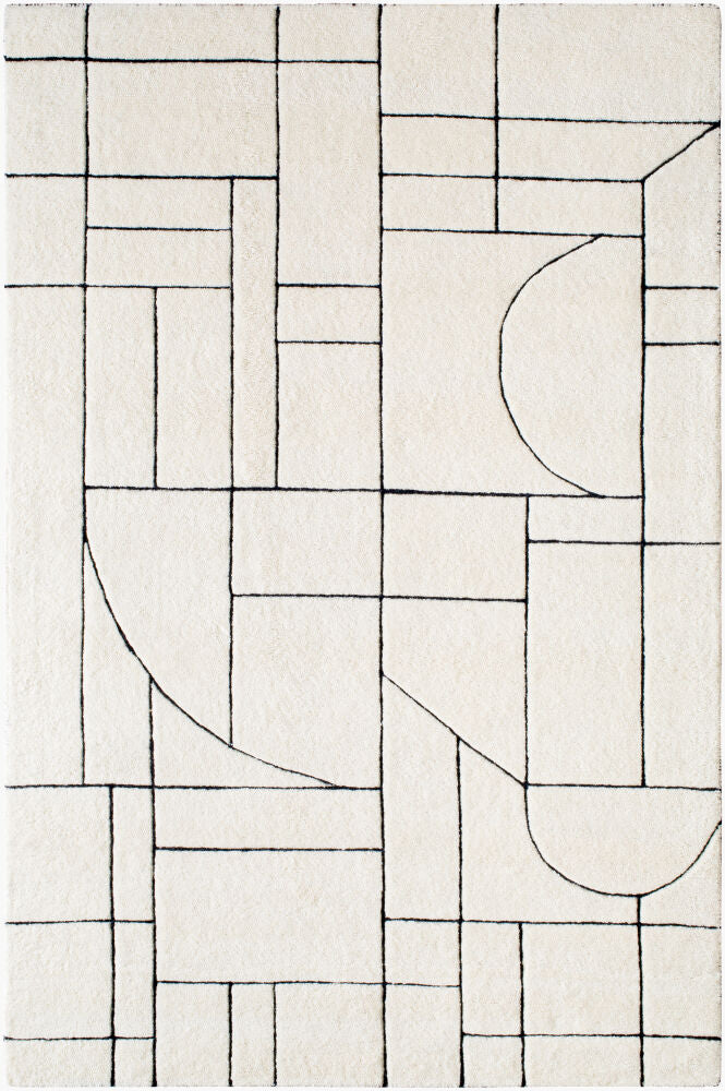 Portobello Handmade Rug — Black/Cream