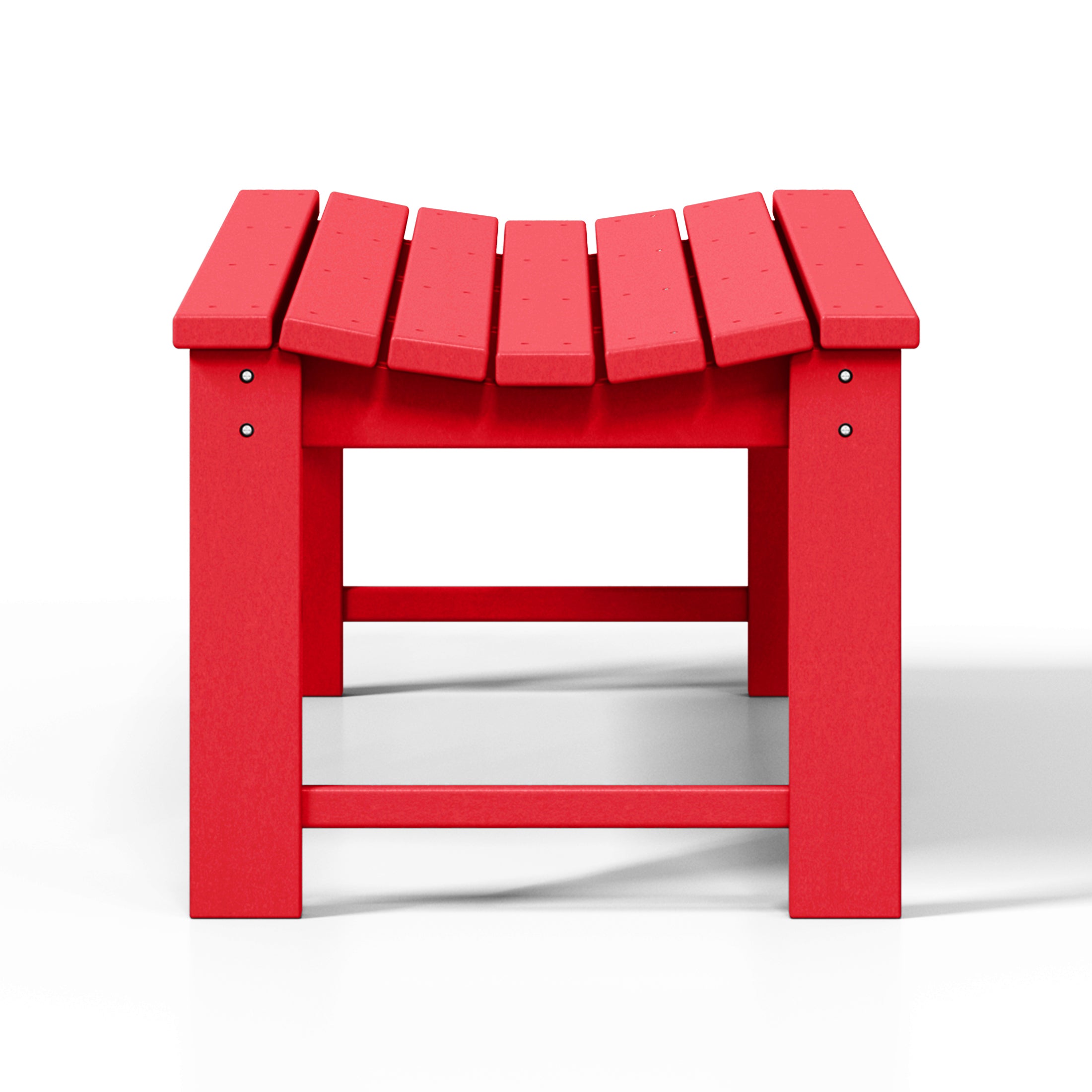 Concord All-Weather Outdoor Garden Backless Bench (46" Wide) Red Seahawk Designs Patio Benches