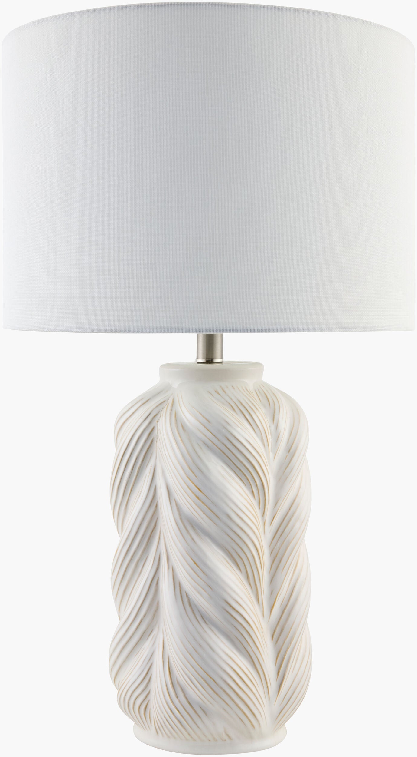 Pescia Accent Table Lamp — White
