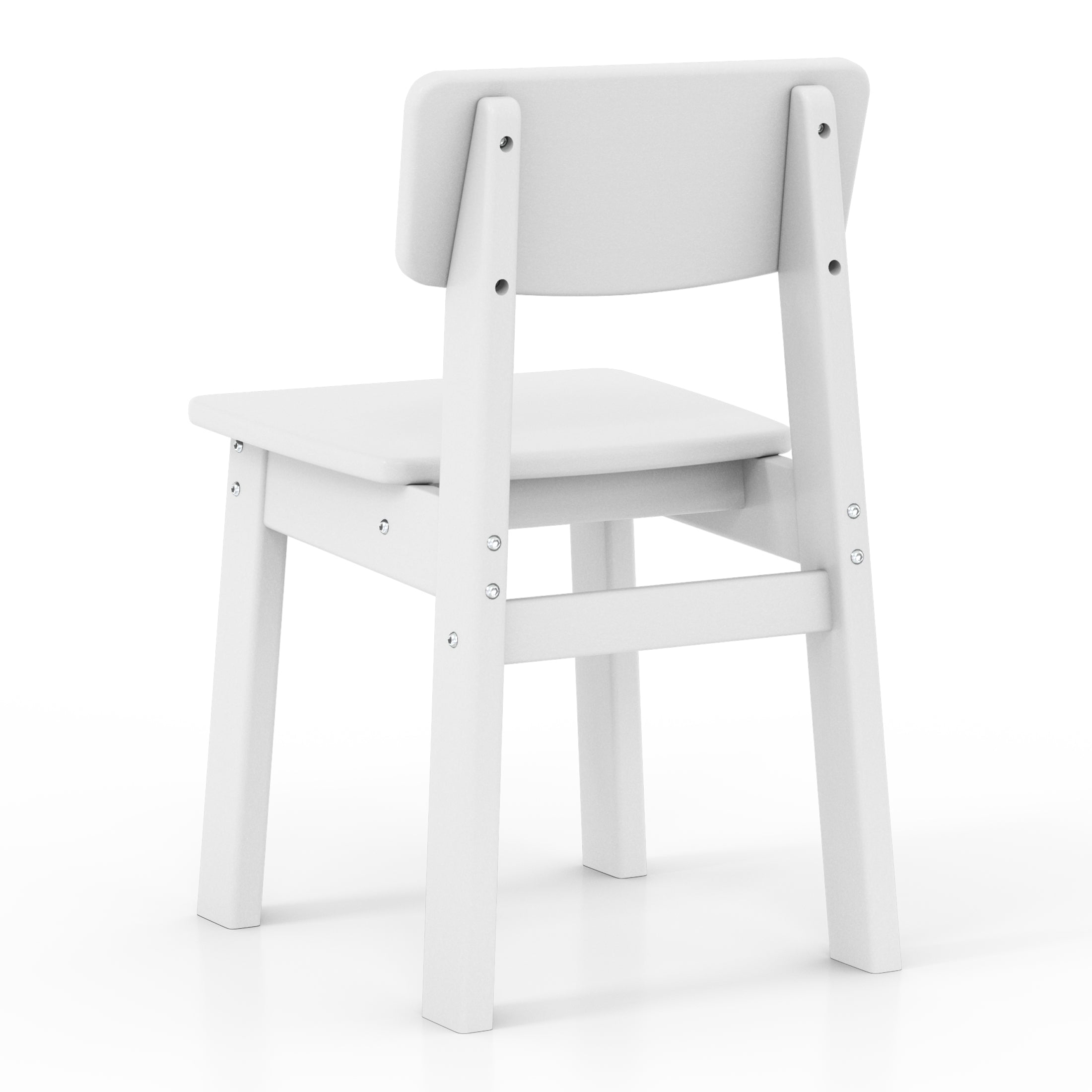 Tiny Terraces Essentials Kids' All-Weather Outdoor Dining Chair (Set of 2) Seahawk Designs Kids Patio Dining Chairs