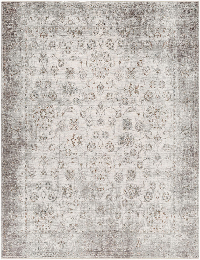 Presidential Machine Woven Rug — Blue/Charcoal