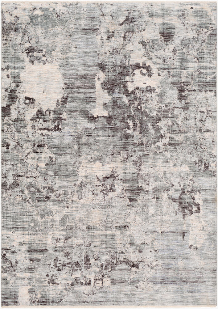 Presidential Machine Woven Rug — Blue/Charcoal