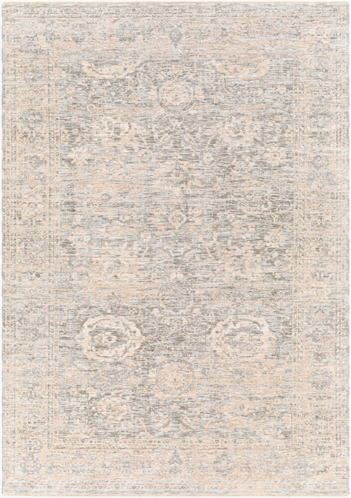 Presidential Machine Woven Rug — Cream/Dusty Sage