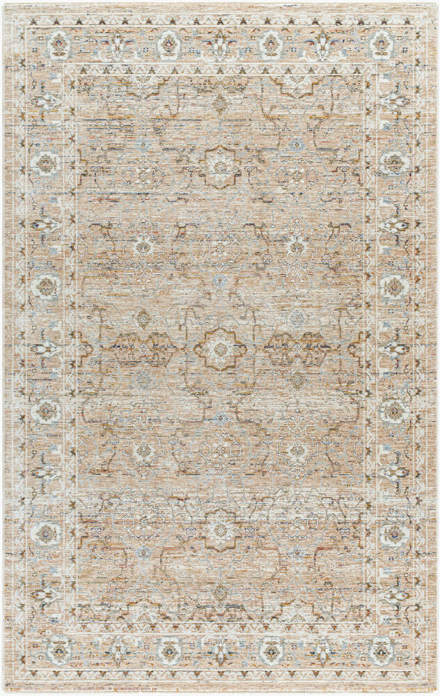 Presidential Machine Woven Rug — Beige/Light Brown