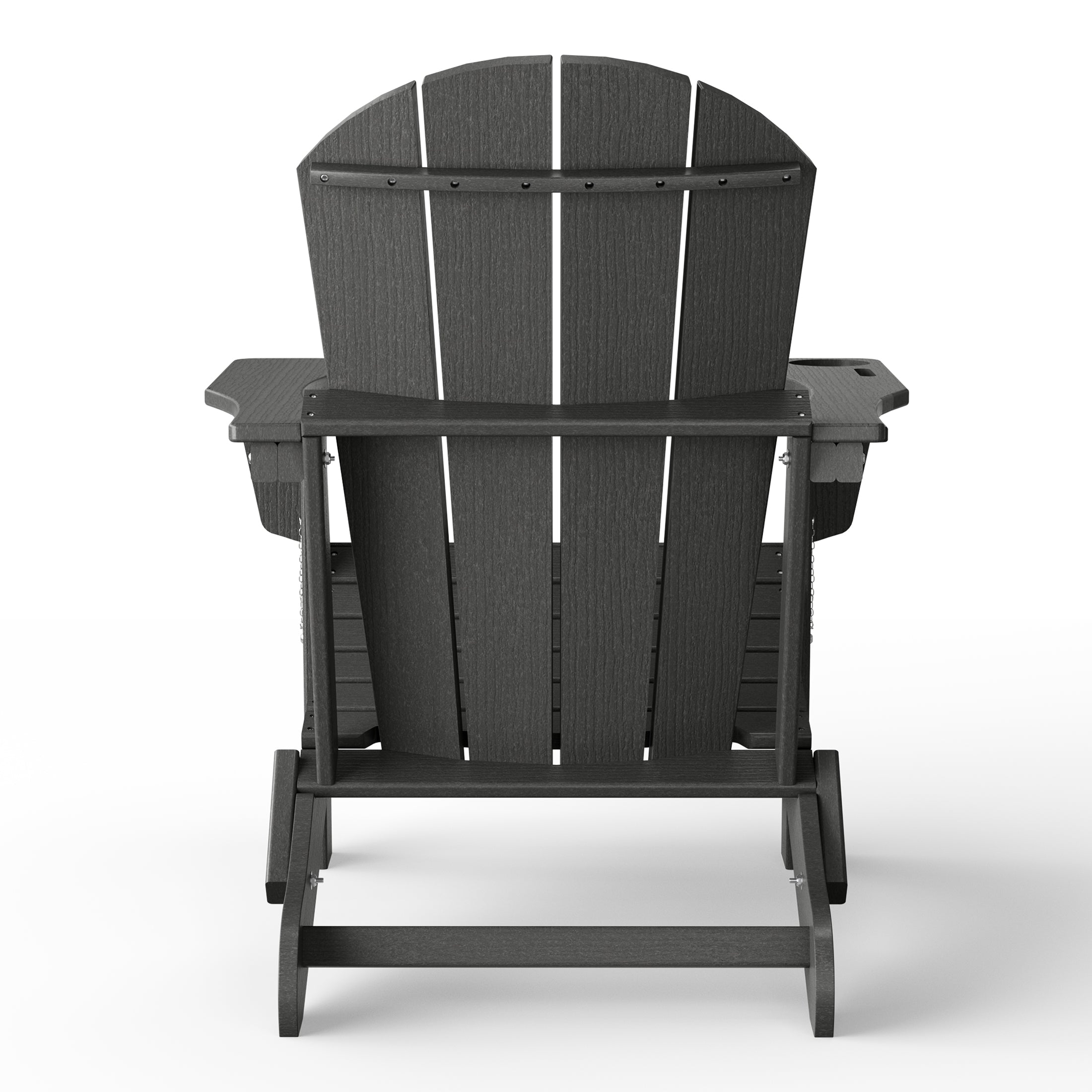 Chatham All-Weather Outdoor Folding Adirondack Chair with Cup Holder Seahawk Designs Adirondack Chairs