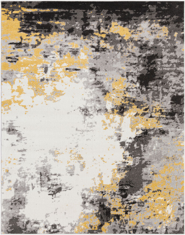 Pepin Machine Woven Rug — Black/Charcoal