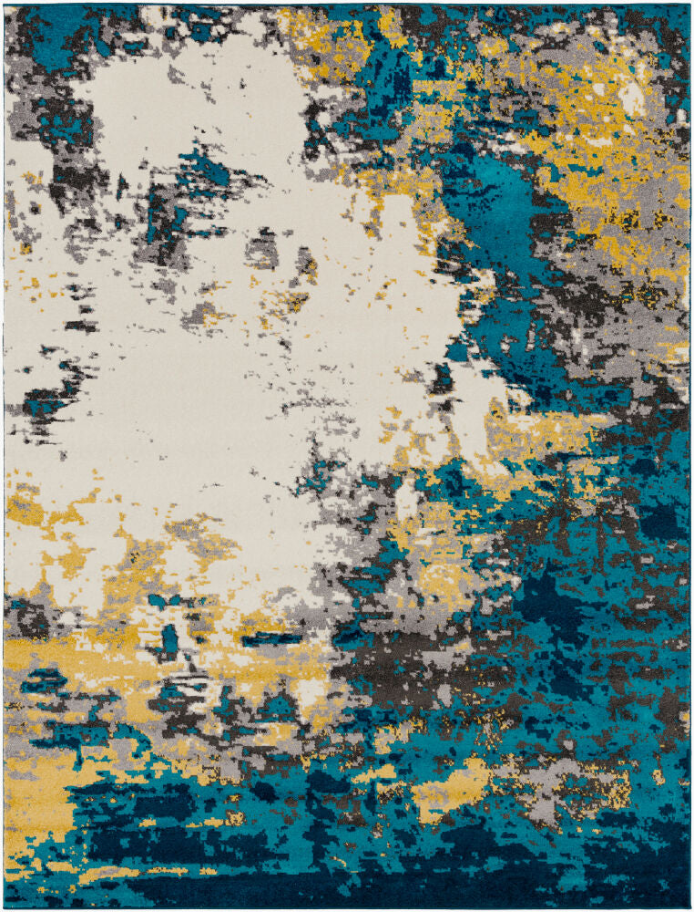 Pepin Machine Woven Rug — Charcoal/Cream