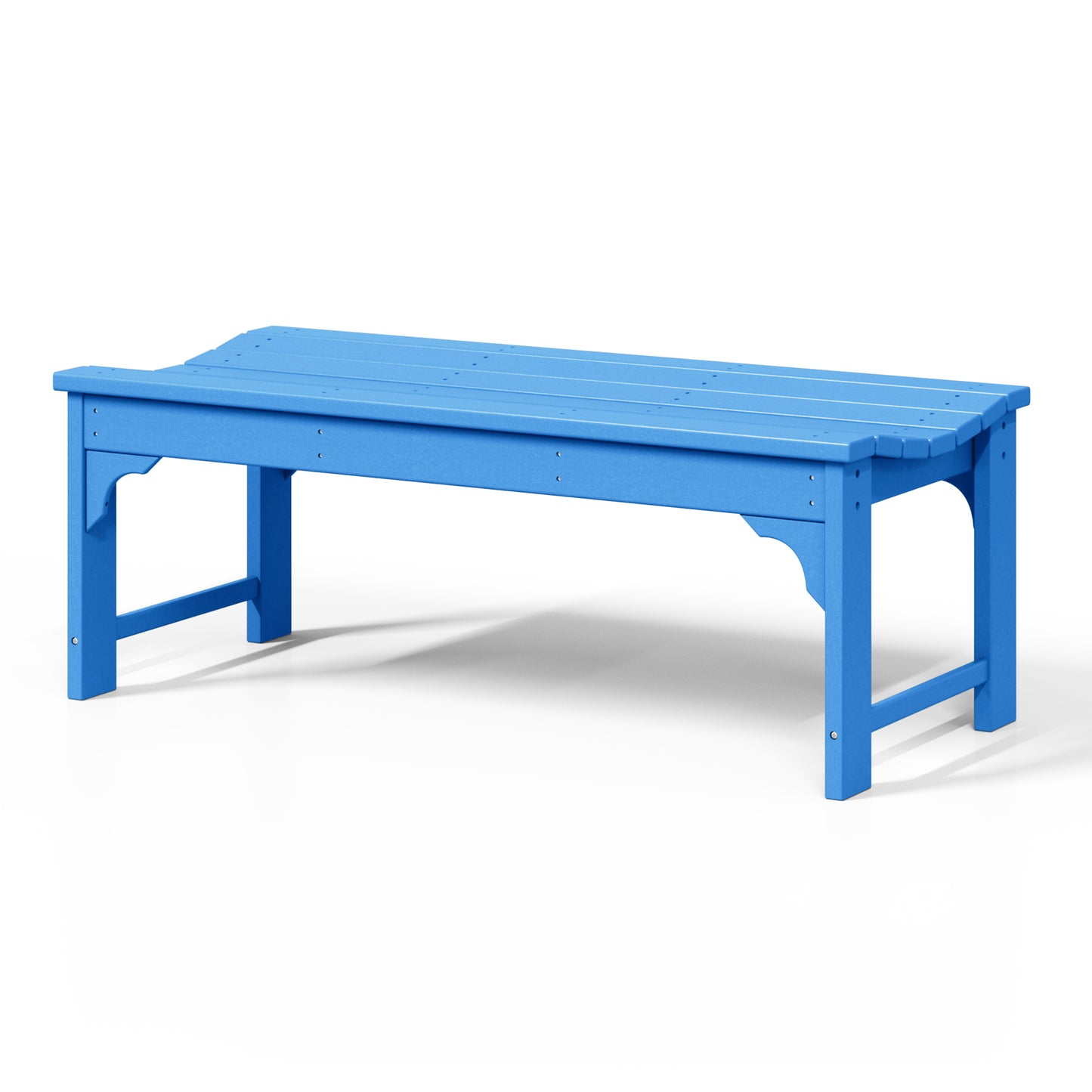 Concord All-Weather Outdoor Garden Backless Bench (46" Wide) Seahawk Designs Patio Benches
