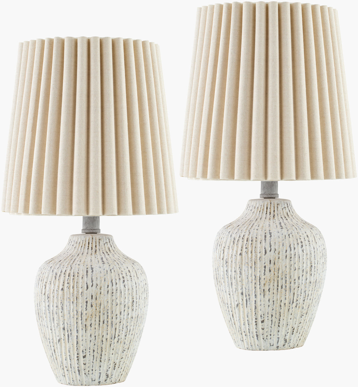 Pines Accent Table Lamp — Beige