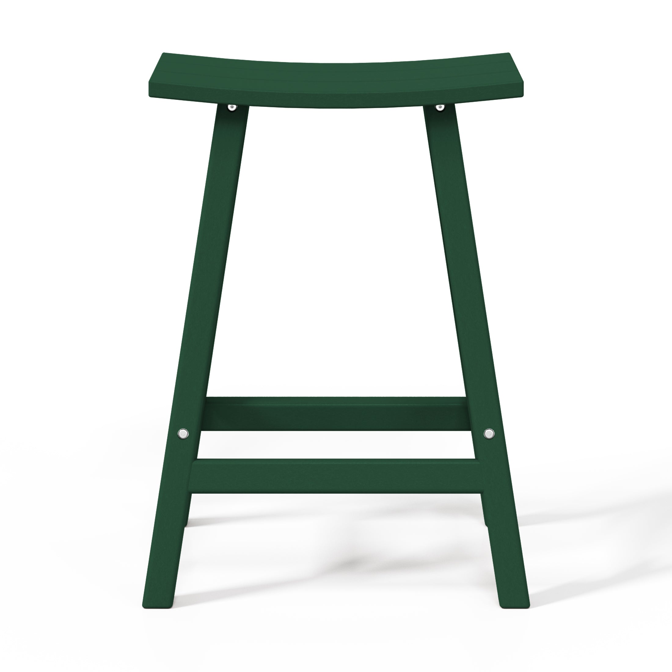 Stockholm All-Weather Outdoor Saddle Counter Stool (24" Height) Seahawk Designs Patio Bar & Counter Stools