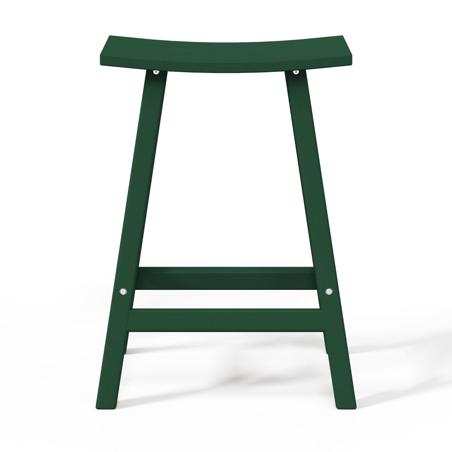 Stockholm All-Weather Outdoor Saddle Counter Stool (24" Height) Seahawk Designs Patio Bar & Counter Stools