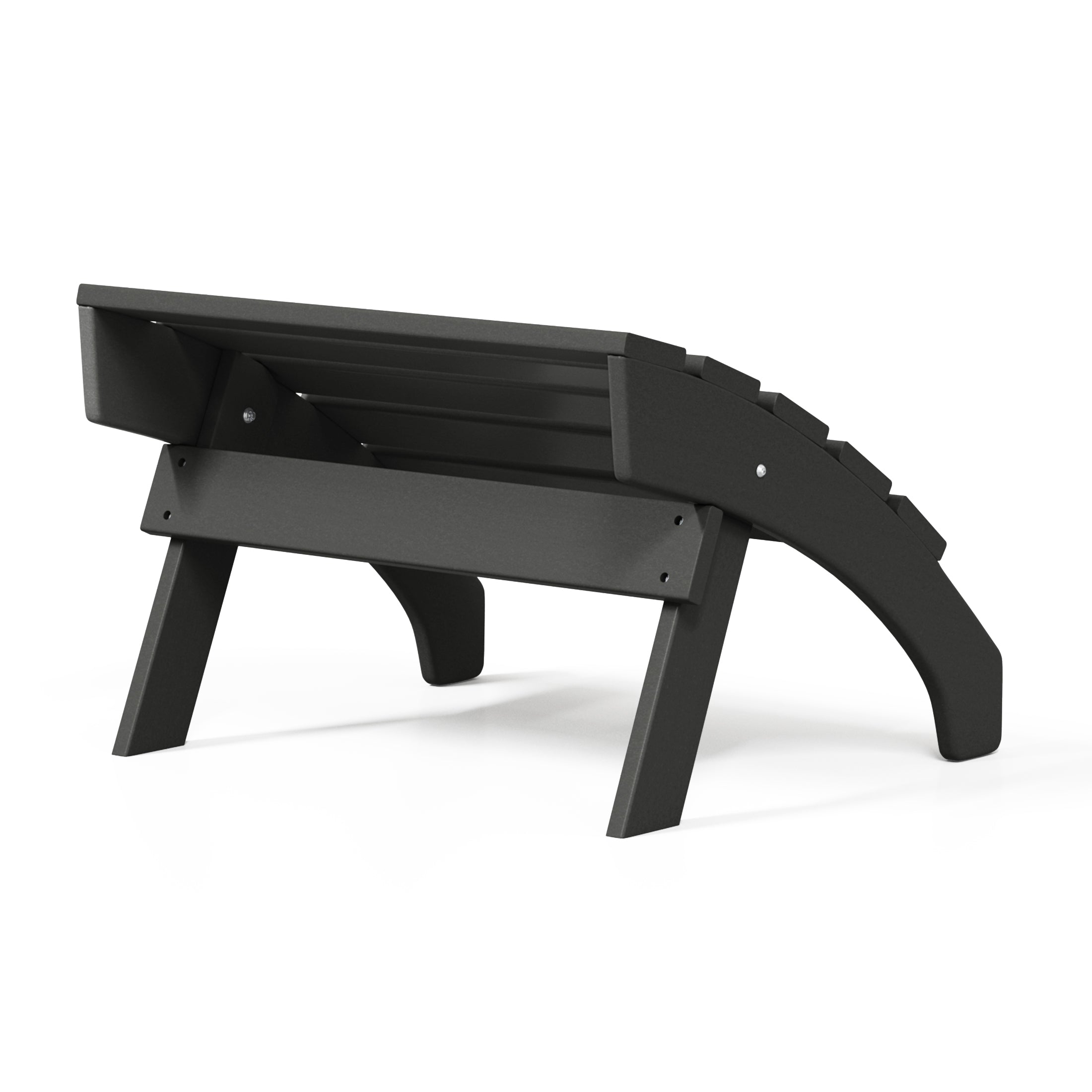 Westport All-Weather Outdoor Adirondack Folding Foot Rest/Ottoman Seahawk Designs Patio Ottomans