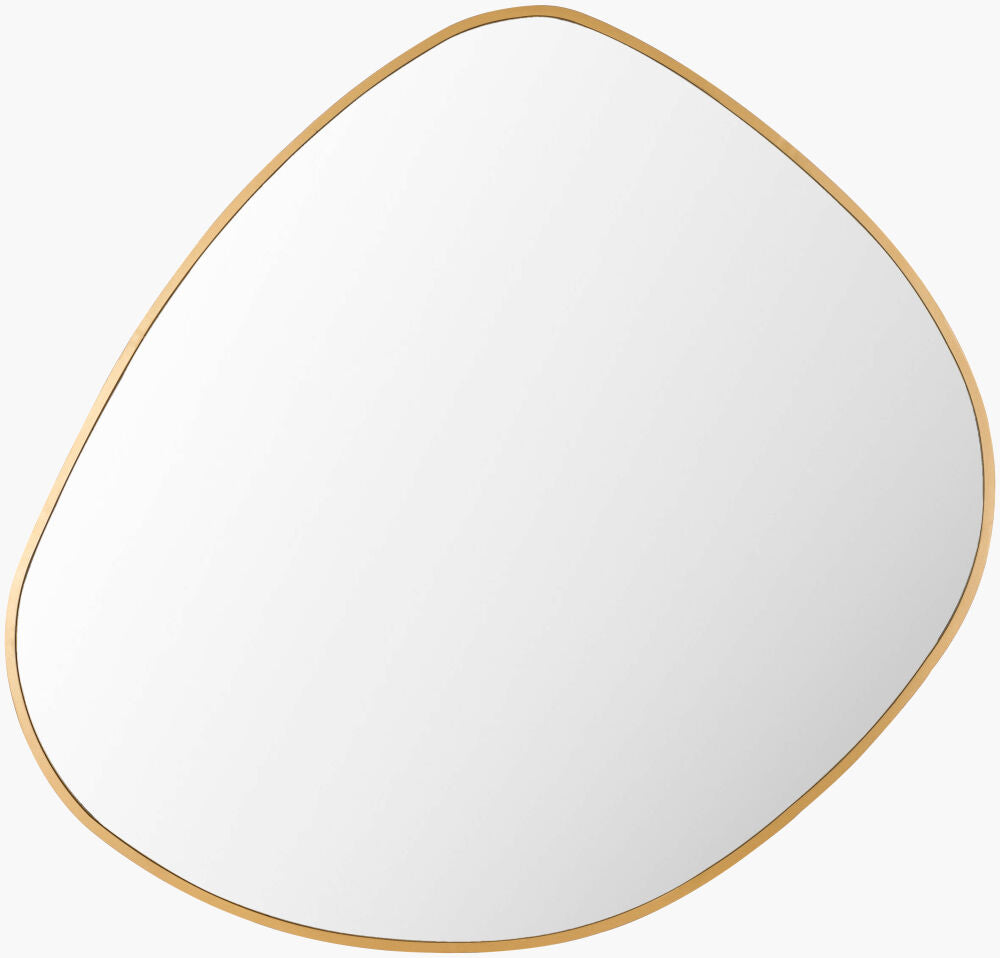 Pebble Accent Mirror — Gold