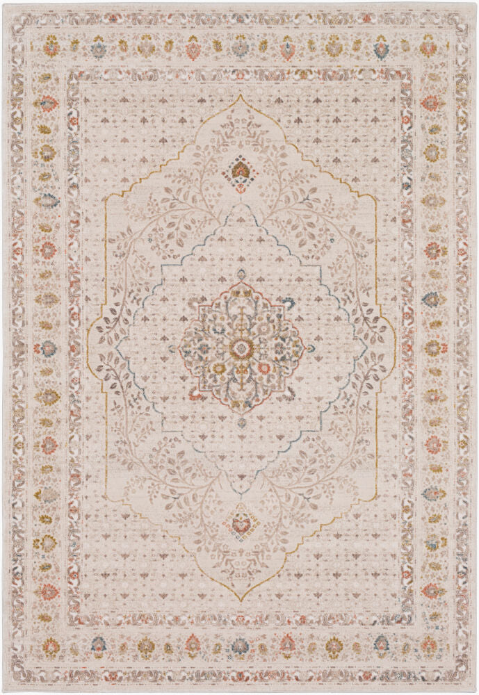 Palermo Machine Woven Rug — Aqua/Brown
