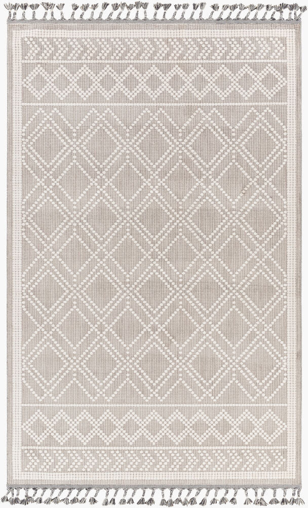 Palermo Machine Woven Rug — Cream/Medium Gray