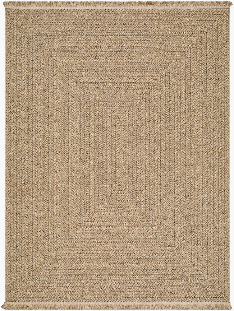 Pismo Beach Machine Woven Rug — Brown/Tan
