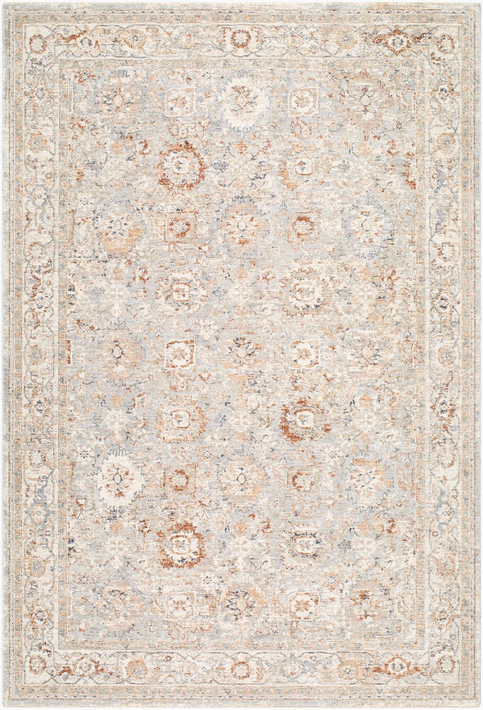 Poem Machine Woven Rug — Beige/Blue