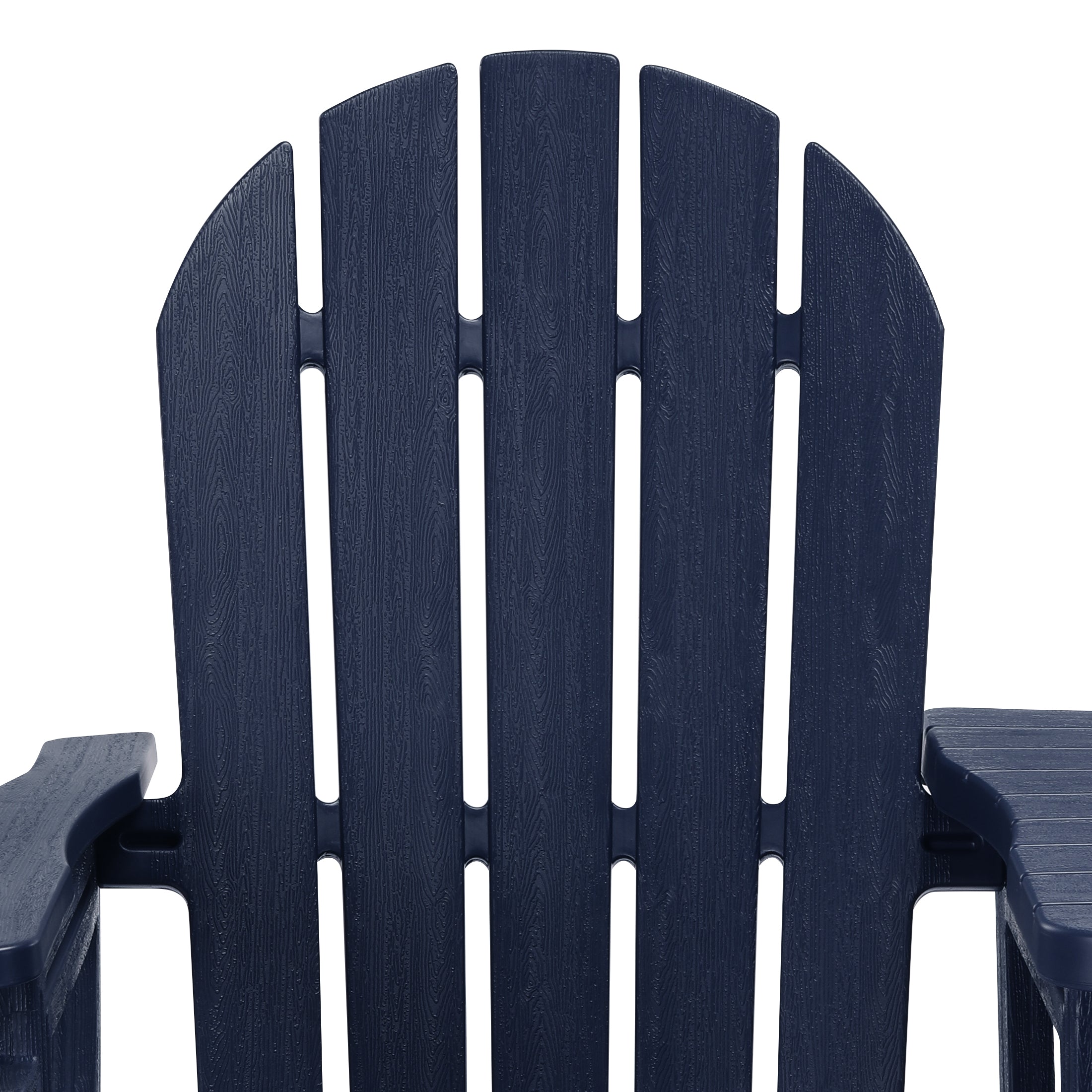 Set of Snap'n Lock Adirondack Chairs with Connecting Wedge Table (No Tools or Hardware) Seahawk Designs Adirondack Chairs