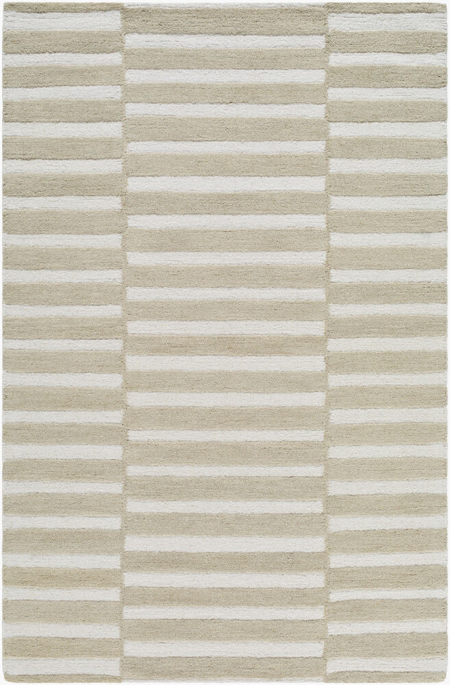 Idaho Handmade Rug — Ivory/Tan