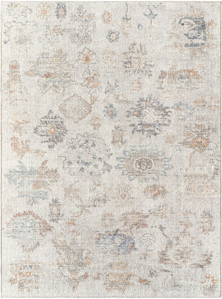 Olympic Machine Woven Rug — Charcoal/Cream