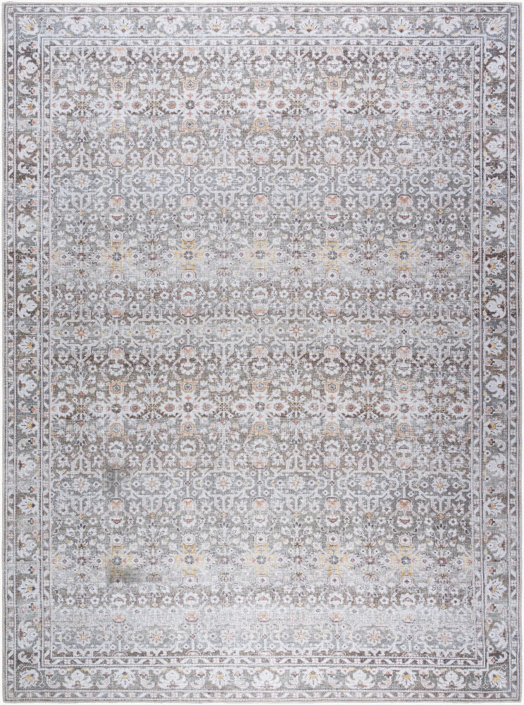 Rainier Machine Woven Rug — Brown/Cream