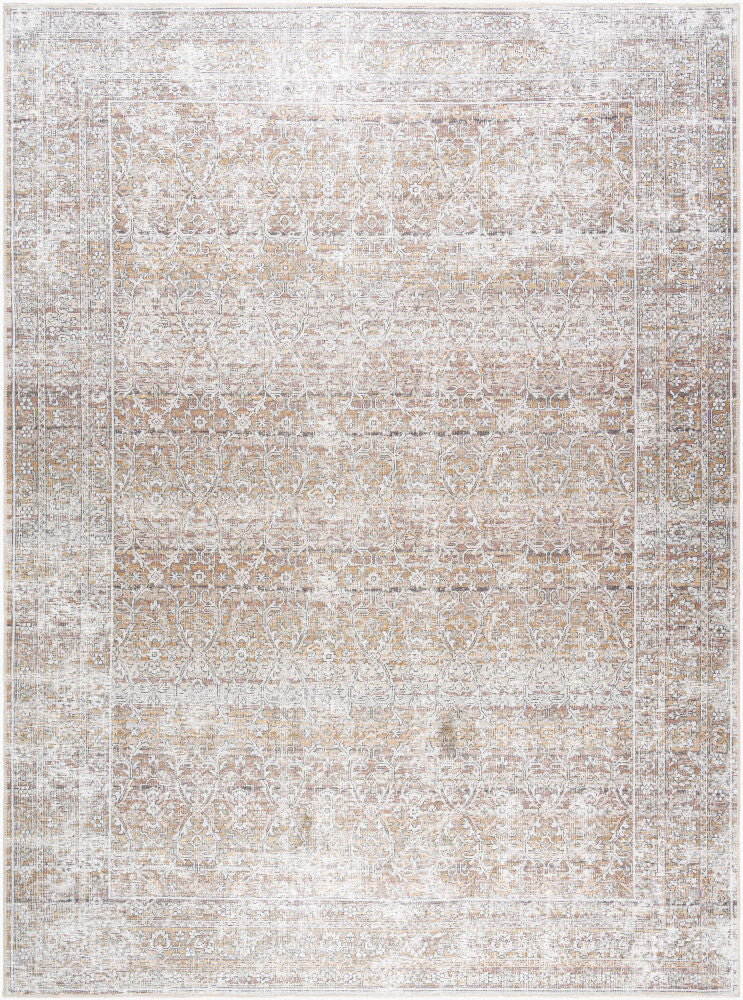 Rainier Machine Woven Rug — Brown/Camel