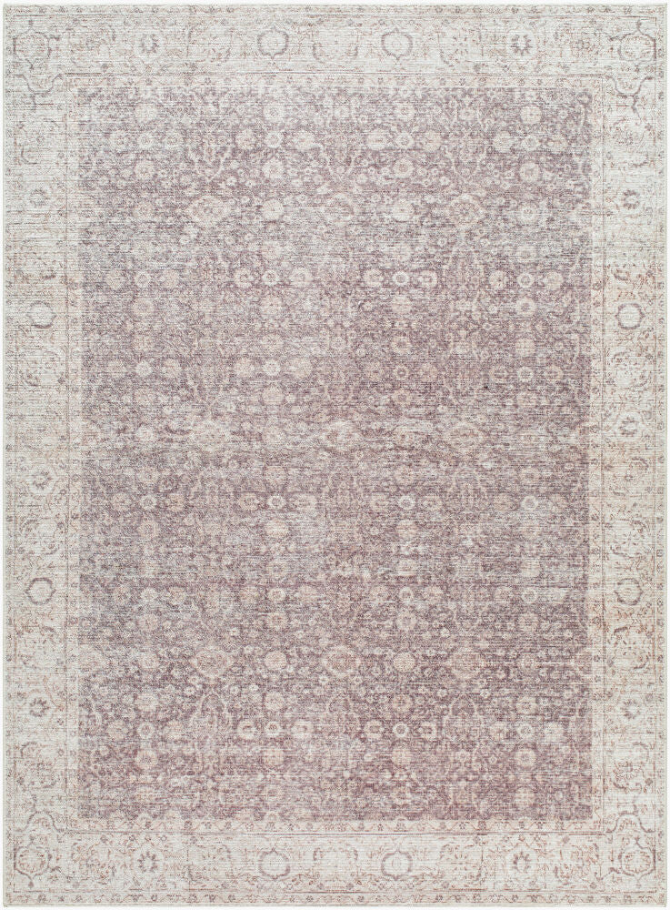 Spokane Machine Woven Rug — Brown/Cream